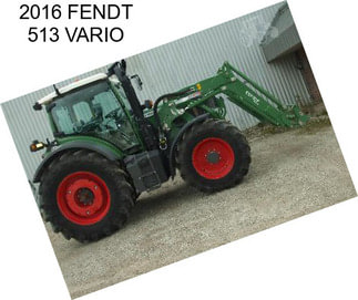 2016 FENDT 513 VARIO