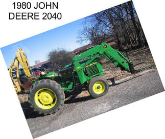 1980 JOHN DEERE 2040