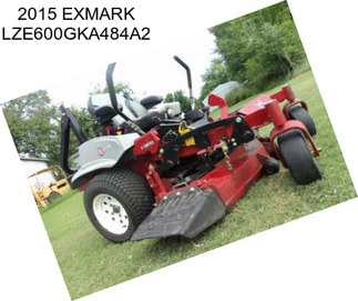 2015 EXMARK LZE600GKA484A2