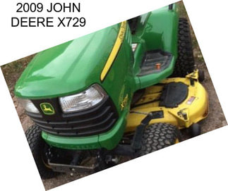 2009 JOHN DEERE X729