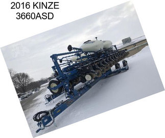 2016 KINZE 3660ASD