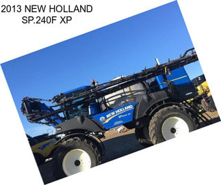 2013 NEW HOLLAND SP.240F XP