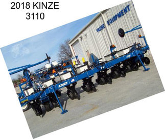 2018 KINZE 3110