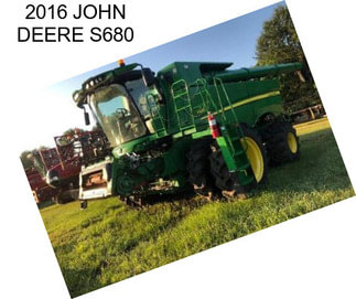 2016 JOHN DEERE S680