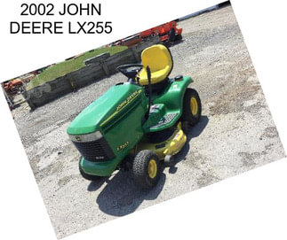 2002 JOHN DEERE LX255