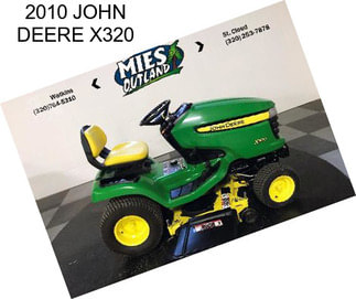 2010 JOHN DEERE X320