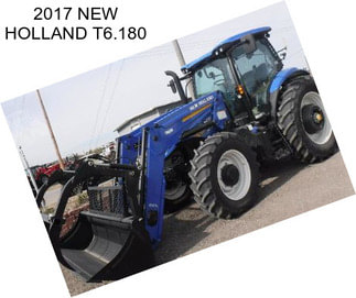 2017 NEW HOLLAND T6.180