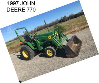 1997 JOHN DEERE 770