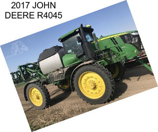 2017 JOHN DEERE R4045