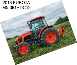 2018 KUBOTA M5-091HDC12