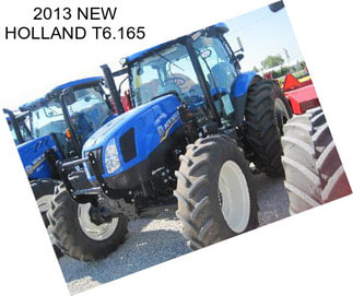 2013 NEW HOLLAND T6.165