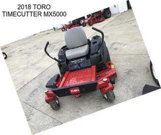 2018 TORO TIMECUTTER MX5000