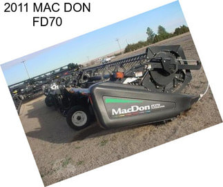 2011 MAC DON FD70