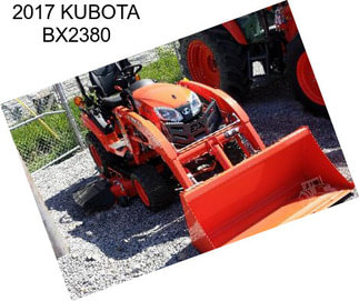 2017 KUBOTA BX2380