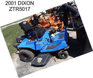 2001 DIXON ZTR5017