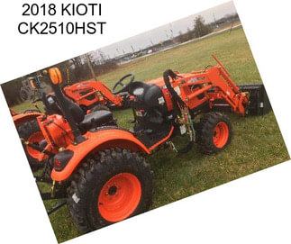 2018 KIOTI CK2510HST