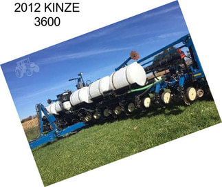 2012 KINZE 3600