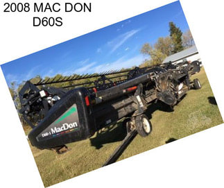 2008 MAC DON D60S