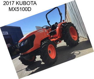 2017 KUBOTA MX5100D