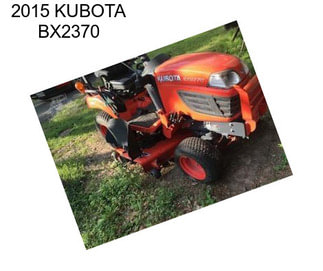 2015 KUBOTA BX2370