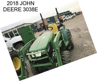 2018 JOHN DEERE 3038E