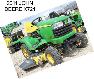 2011 JOHN DEERE X724