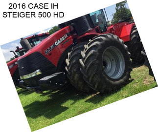 2016 CASE IH STEIGER 500 HD