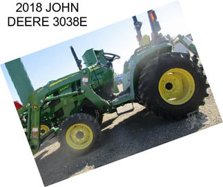 2018 JOHN DEERE 3038E