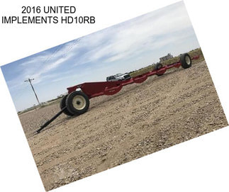 2016 UNITED IMPLEMENTS HD10RB