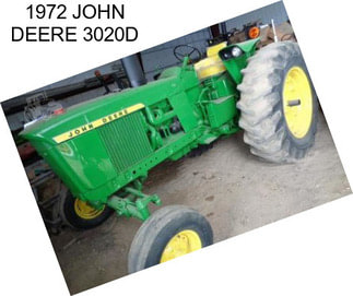 1972 JOHN DEERE 3020D