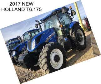 2017 NEW HOLLAND T6.175