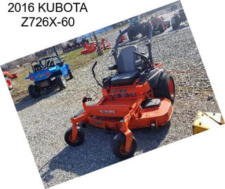 2016 KUBOTA Z726X-60