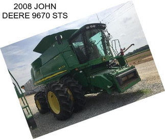 2008 JOHN DEERE 9670 STS