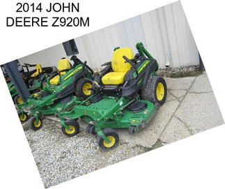 2014 JOHN DEERE Z920M