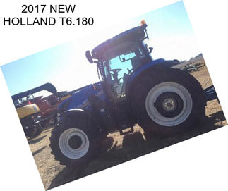 2017 NEW HOLLAND T6.180