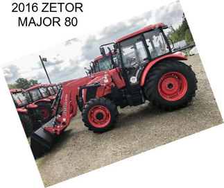 2016 ZETOR MAJOR 80