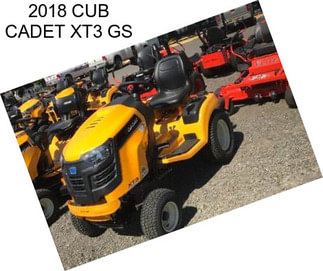 2018 CUB CADET XT3 GS