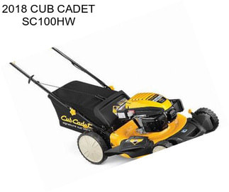 2018 CUB CADET SC100HW