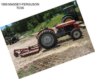 1959 MASSEY-FERGUSON TO35