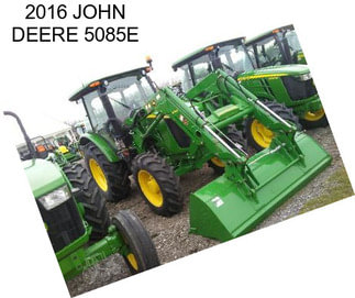 2016 JOHN DEERE 5085E