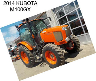 2014 KUBOTA M100GX