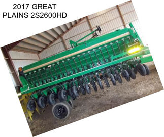 2017 GREAT PLAINS 2S2600HD