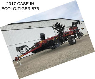 2017 CASE IH ECOLO-TIGER 875