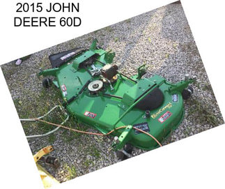 2015 JOHN DEERE 60D