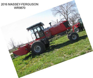 2016 MASSEY-FERGUSON WR9870