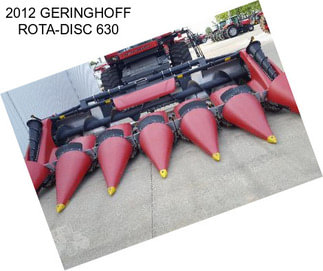 2012 GERINGHOFF ROTA-DISC 630