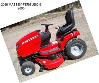 2016 MASSEY-FERGUSON 2600