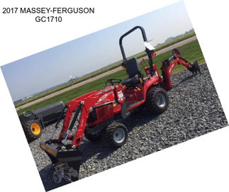 2017 MASSEY-FERGUSON GC1710