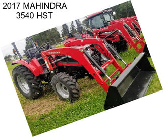 2017 MAHINDRA 3540 HST