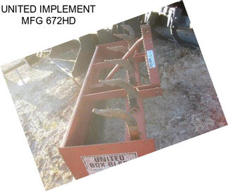 UNITED IMPLEMENT MFG 672HD